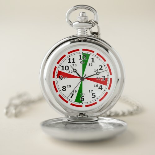 Radio Room Clock CW Alarm Signal Pocket Watch