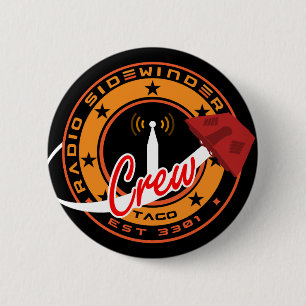 Radio Sidewinder Crew badge/button Pinback Button
