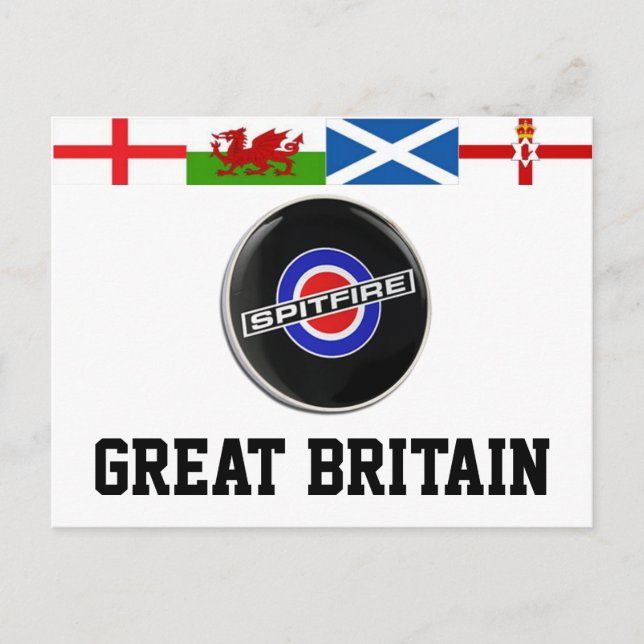 Radio Spitfire Merchandise Postcard (Front)