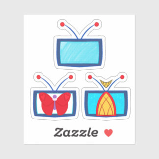 Radio(Static)Moth Sticker