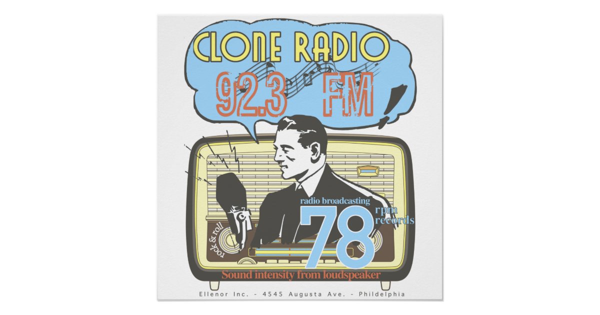 Radio Station Ad Poster | Zazzle