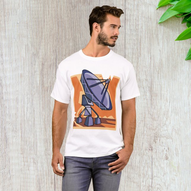 Radio Telescope Outer Space Science T-Shirt (Creator Uploaded)