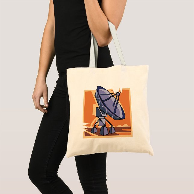 Radio Telescope Space Science Observatory Tote Bag (Creator Uploaded)