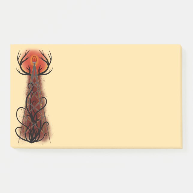 Radio Tower from Hell Post-it Notes (Front)