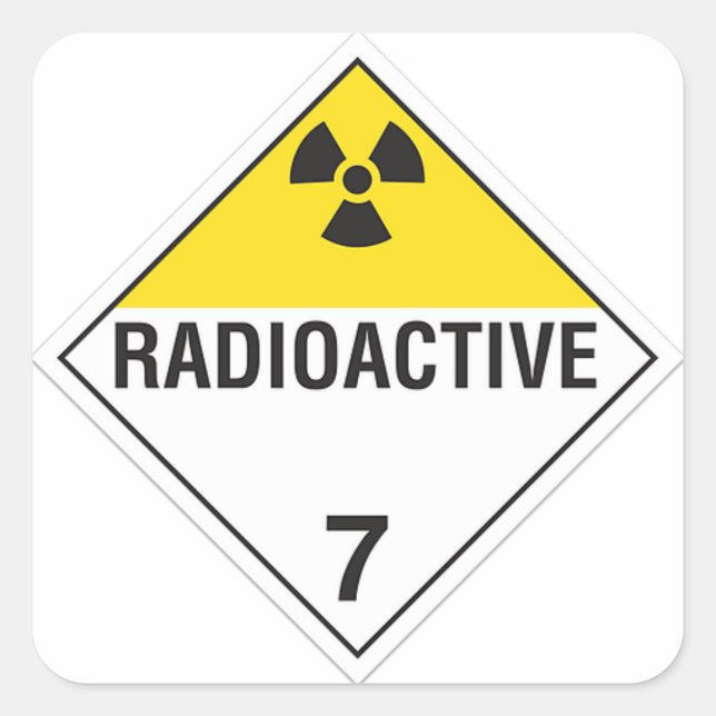 Radioactive 7 Sticker (Front)
