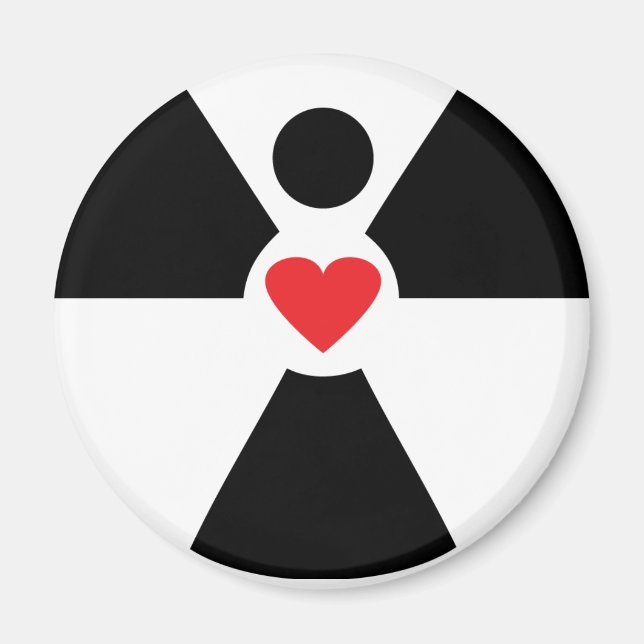 radioactive angel heart magnet (Front)