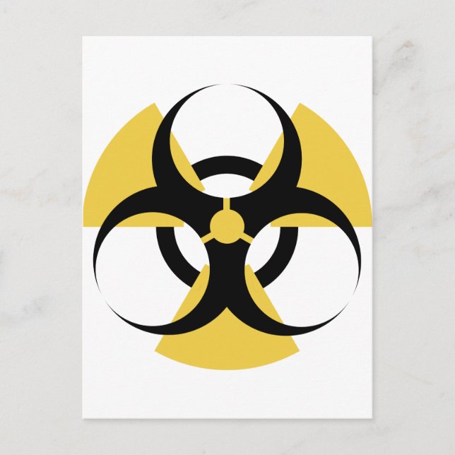 Radioactive Biohazard Postcard (Front)