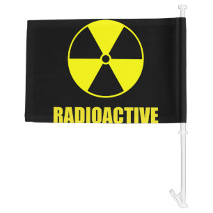 Radioactive Car Flag