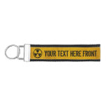 Radioactive Customizable Ribbon Key Fob at Zazzle