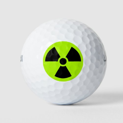 Radioactive Golf Balls