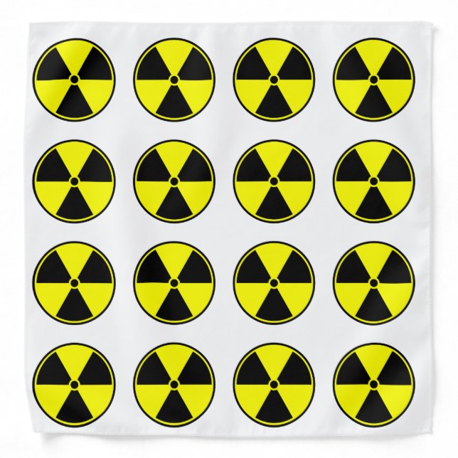 Radioactive Ionizing Symbol Bandana (Front)