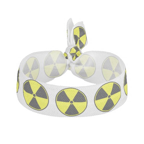 Radioactive Ionizing Symbol Ribbon Hair Tie