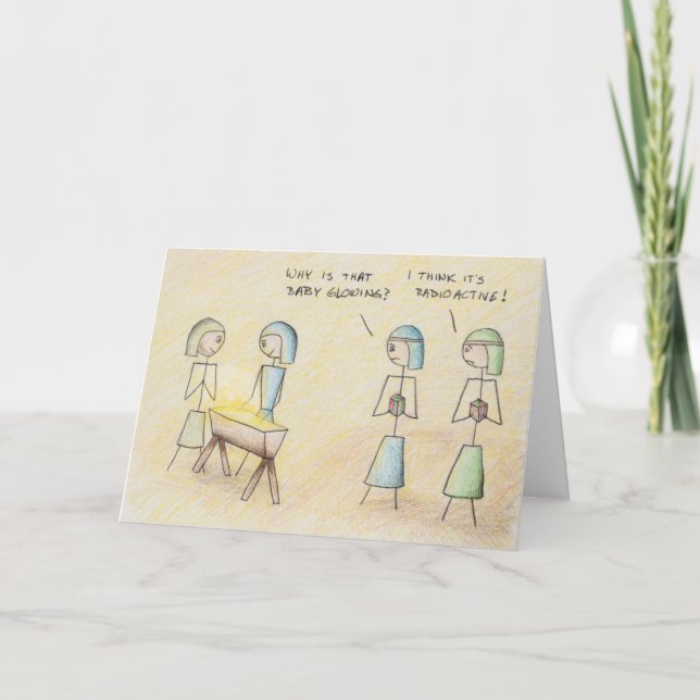 "Radioactive Jesus" Card (Front)