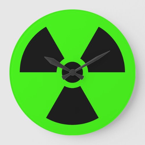 Radioactive Large Clock