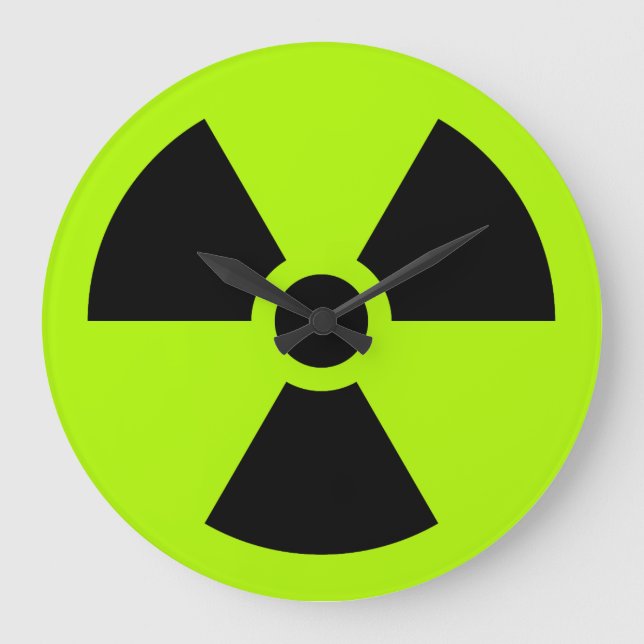 Radioactive Large Clock (Front)