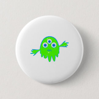 Radioactive Little Monster Button