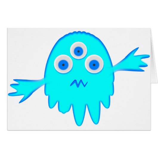 Radioactive Little Monster Cards (Front Horizontal)