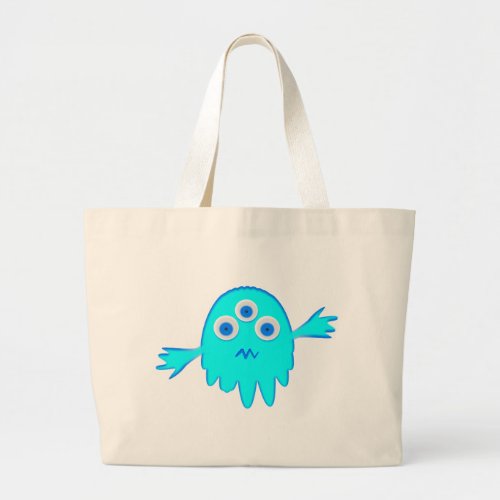 Radioactive Little Monster Large Tote Bag