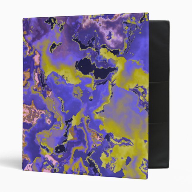 Radioactive Marble 3 Ring Binder (Front/Inside)