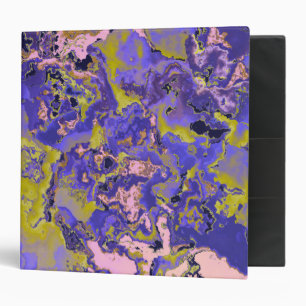 Radioactive Marble 3 Ring Binder