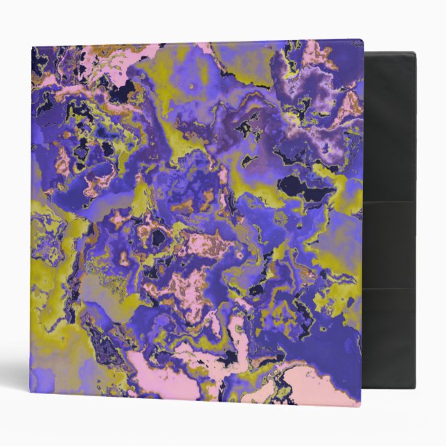 Radioactive Marble 3 Ring Binder (Front/Inside)