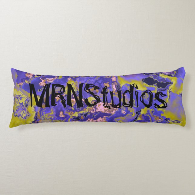 Radioactive Marble Body Pillow (Front)