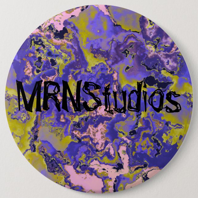 Radioactive Marble Button (Front)