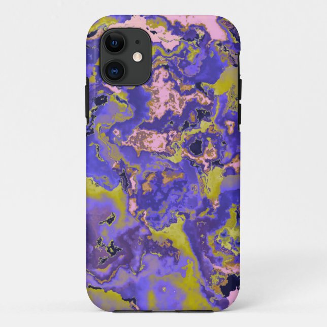Radioactive Marble Case-Mate iPhone Case (Back)