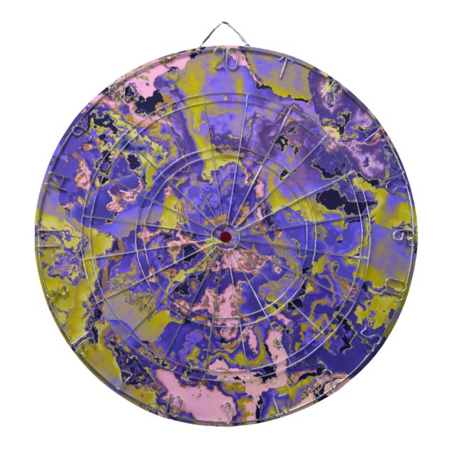 Radioactive Marble Dart Board (Front)