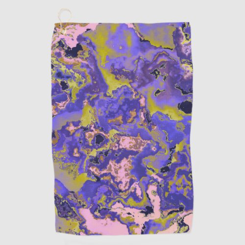 Radioactive Marble Golf Towel