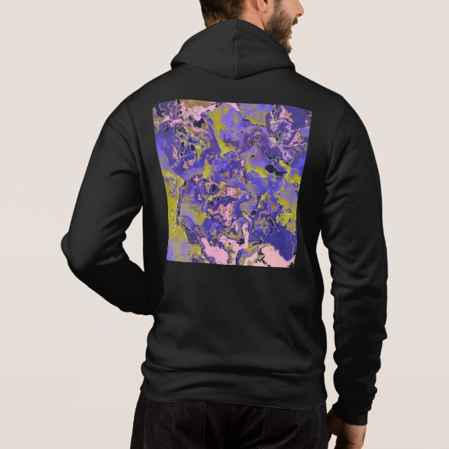 Radioactive Marble Hoodie (Back)