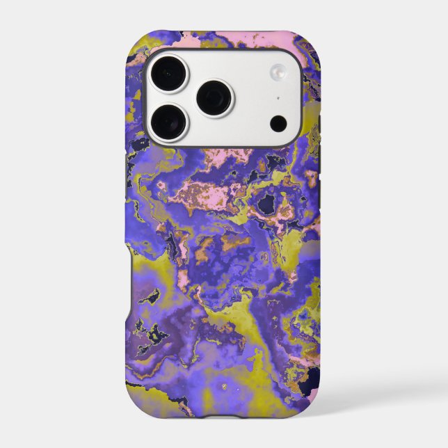 Radioactive Marble Iphone Case (Back)