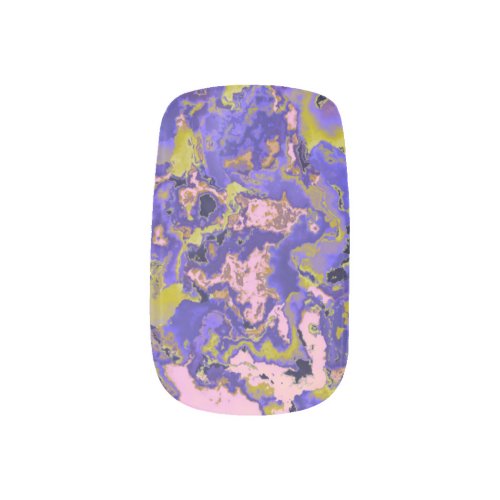 Radioactive Marble Minx Nail Art