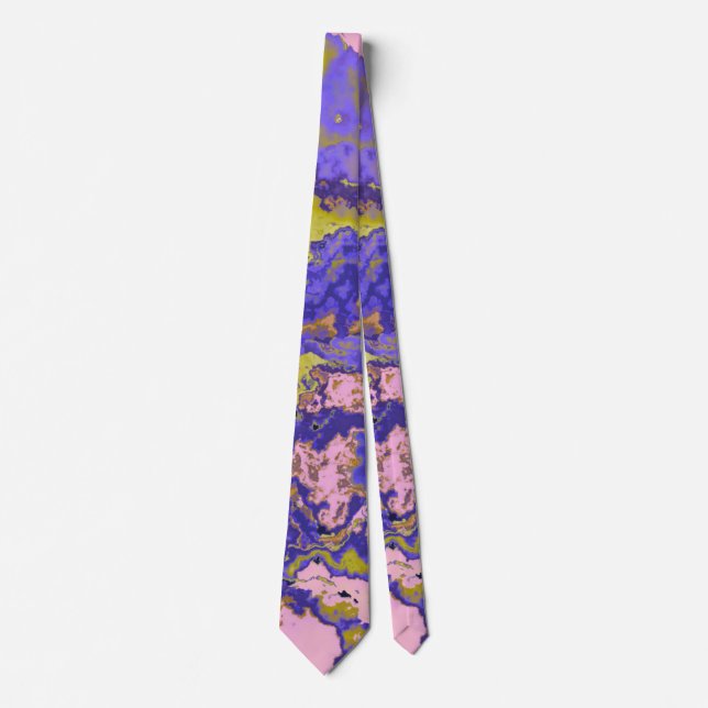 Radioactive Marble Neck Tie (Front)