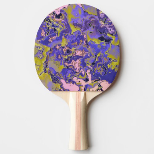 Radioactive Marble Ping Pong Paddle