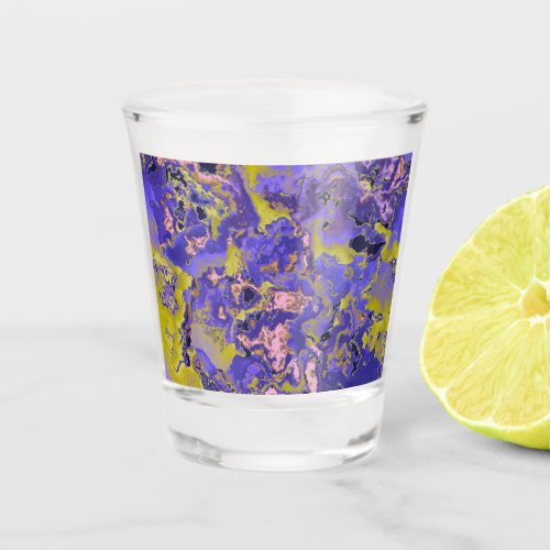 Radioactive Marble Shot Glass