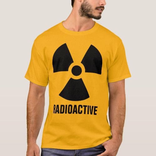 Radioactive Material Warning T_Shirt