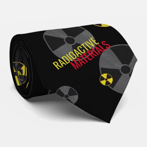Radioactive Materials  Cool Grunge Neck Tie