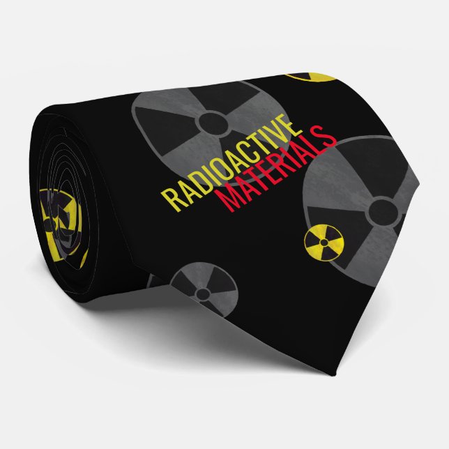 Radioactive Materials | Cool Grunge Neck Tie (Rolled)