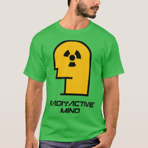 Radioactive Mind with Head shape in Yellow Color T-Shirt