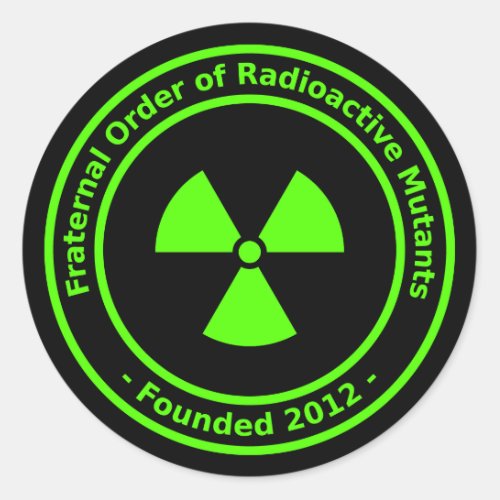 Radioactive Mutants Sticker