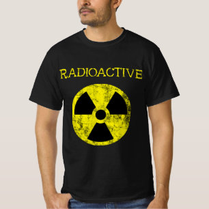 Radioactive Nuclear Radiation Fallout Symbol Hazar T-Shirt