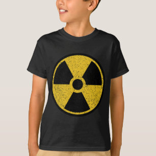 RADIOACTIVE NUCLEAR WARNING SYMBOL RADIATION SIGN T-Shirt