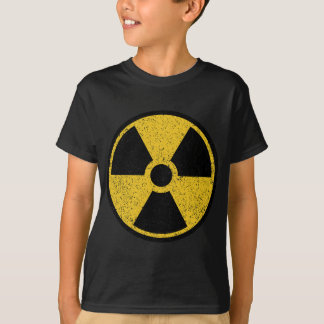 RADIOACTIVE NUCLEAR WARNING SYMBOL RADIATION SIGN T-Shirt