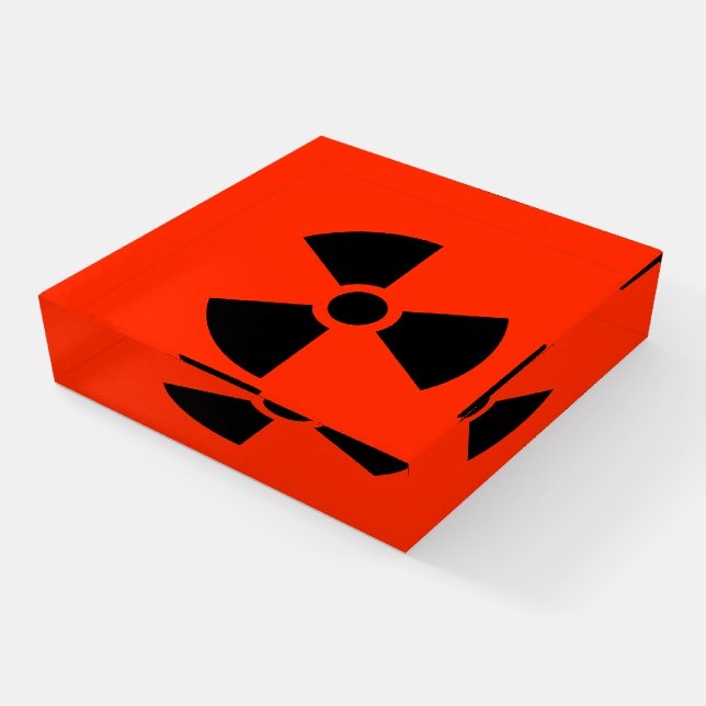 Radioactive Paperweight (Angled)