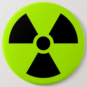 Radioactive Pinback Button