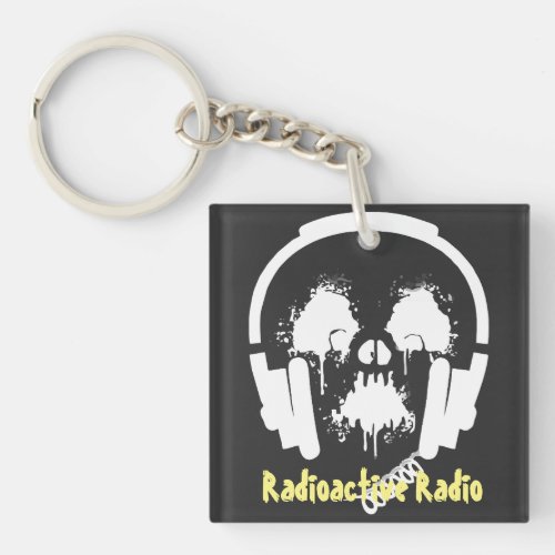 Radioactive Radio DJ Acrylic Keychain