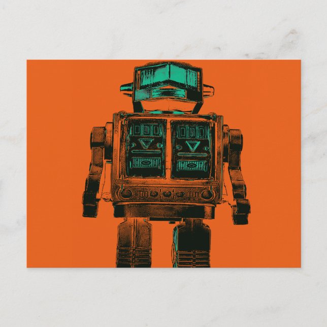 Radioactive Robot Rebellion Postcard (Front)