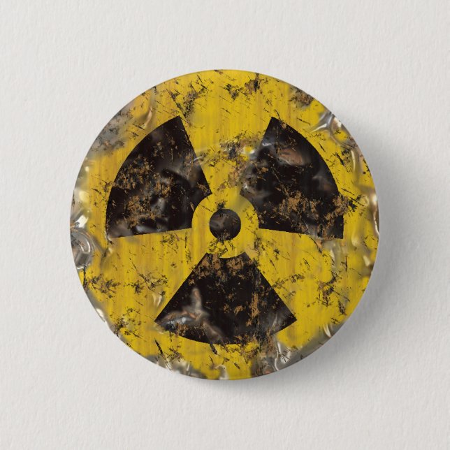 Radioactive Rusted Button (Front)