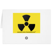Radioactive Sign (Back Horizontal)